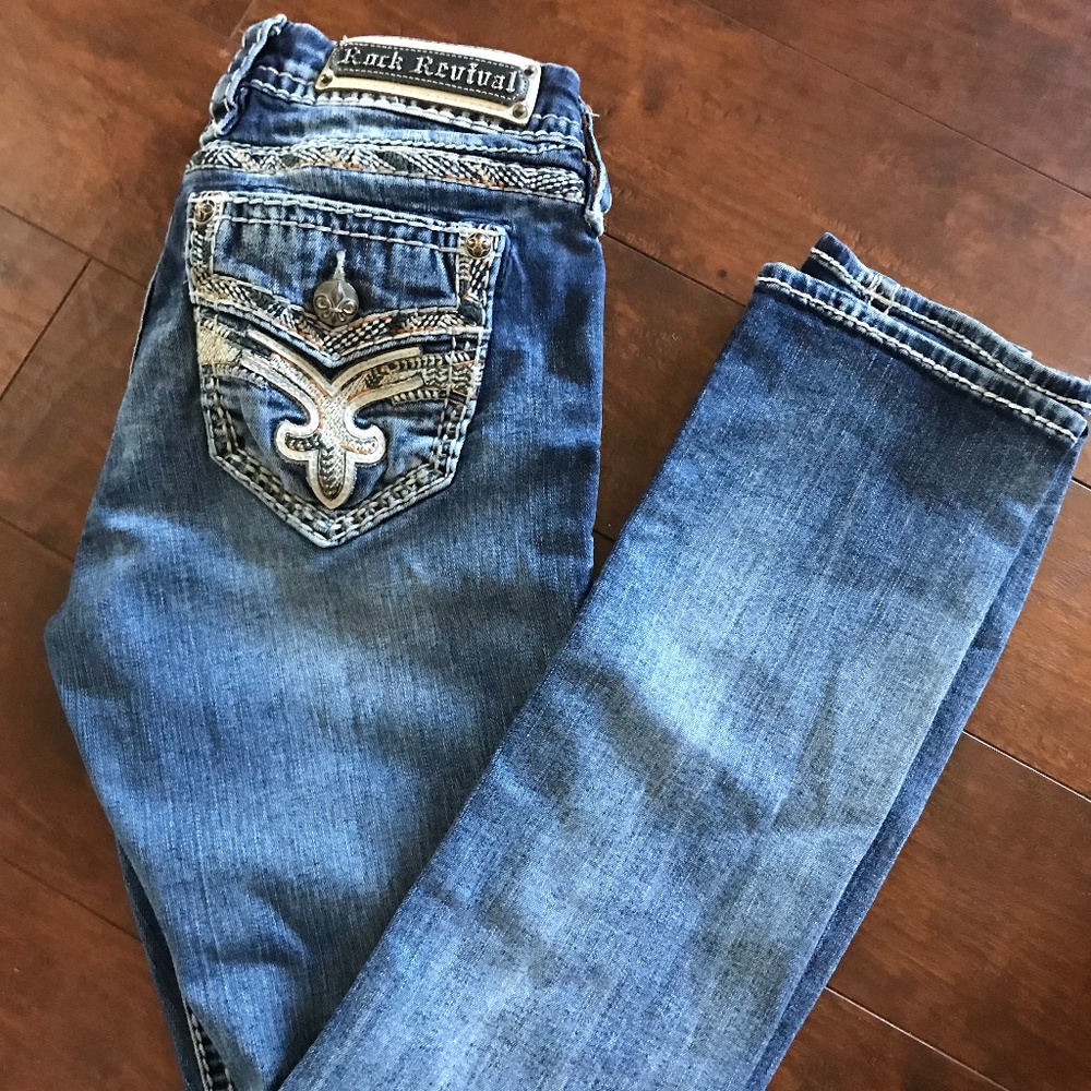 rock revival jeans